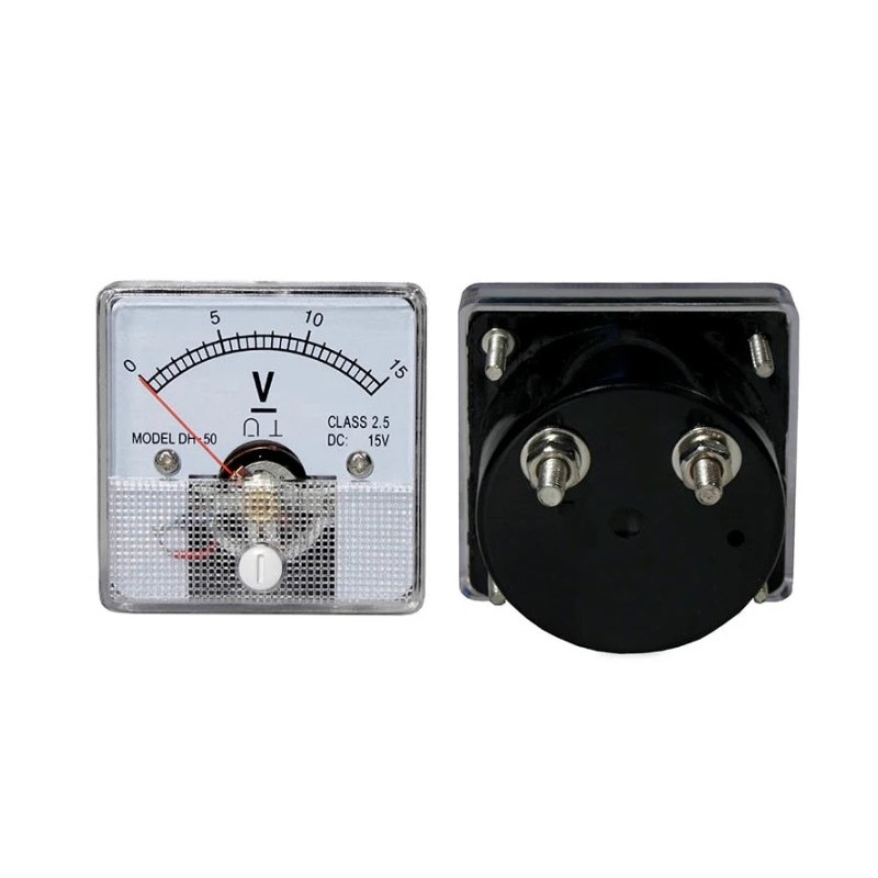 MIERNIK ANALOG. VOLT. 15V KWADR.